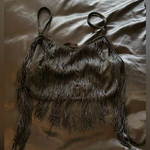 Fringe SHEIN Crop Top